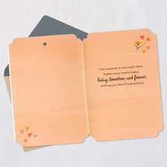 Your Promise Makes Hearts Happy Bridal Shower Card for Couple