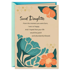 Wishing You Joy and Blessings Birthday Card for Daughter