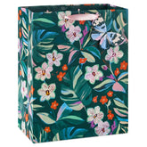 13" Lacey Chabert Collection Green Floral Large Gift Bag