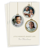 Ornaments Flat Christmas Photo Card