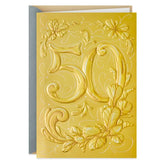 Everything You've Shared 50th Anniversary Card for Couple