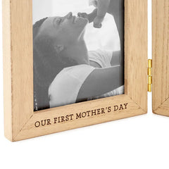 Our First Mother's Day Two-Sided Picture Frame, 4x6
