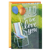 Dad, We Love You Birthday Card