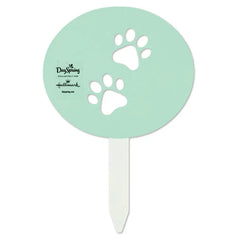 Paw Prints Garden Stake, 6"