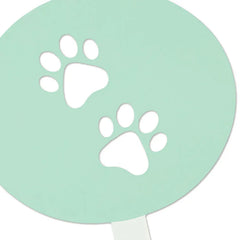 Paw Prints Garden Stake, 6"