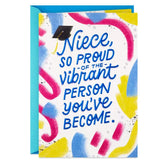 Your Creativity and Passion Graduation Card for Niece