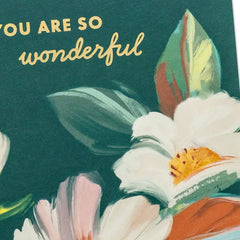 Lacey Chabert Collection Vintage Flowers on Jade Blank Notes, Pack of 10