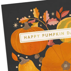 Happy Pumpkin Day Halloween Card