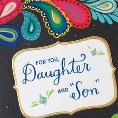 Putting Love at the Center Anniversary Card for Daughter and Son-in-Law