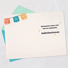 The Hard Work Is Worth It Spanish-Language Congratulations Card