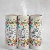 Natural Life I Will Not Stress Car Tissues, Set of 3