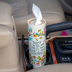 Natural Life I Will Not Stress Car Tissues, Set of 3