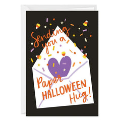 Paper Hug Custom Halloween Card