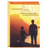 My Prayers for You Birthday Card for Son