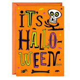 Party All Fright Long Halloween Card