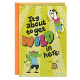 Party Animals Musical Birthday Card for Kids