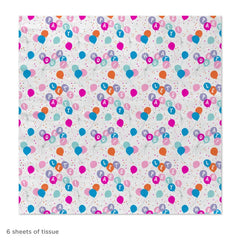 Party Balloons Tissue Paper, 6 Sheets