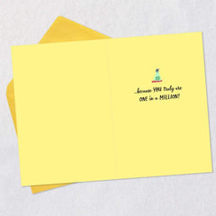 You're One In A Million Birthday Card