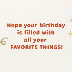 Party Your Buns Off Birthday Card With Hamburger Pin