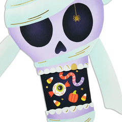 Party Your Face Off Mummy Paper Craft Halloween Card