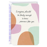So Lucky to Know Someone Like You Thank You Card