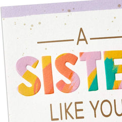 Incredible Person I Admire Birthday Card for Sister