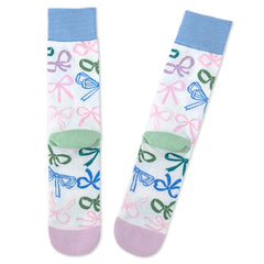 Colorful Bows Novelty Crew Socks