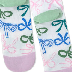 Colorful Bows Novelty Crew Socks
