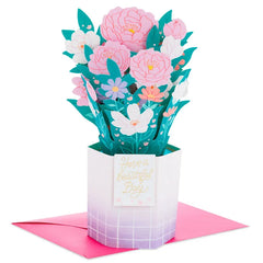 Flower Bouquet Have a Beautiful Day 3D Pop-Up Card