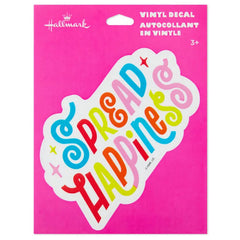 Spread Happiness Vinyl Decal