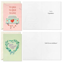 Celebrating the Happily-Ever-Aftering Assorted Engagement and Wedding Cards, Pack of 16