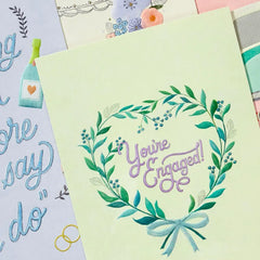 Celebrating the Happily-Ever-Aftering Assorted Engagement and Wedding Cards, Pack of 16