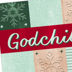 Blessings and Love Christmas Card for Godchild