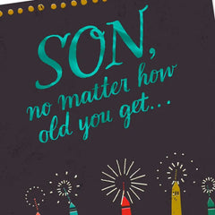 You Make Me Smile Birthday Card for Son