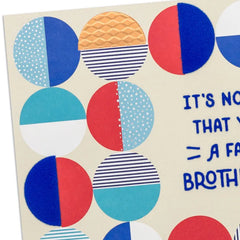 No Surprise You're Fantastic Birthday Card for Brother-in-Law
