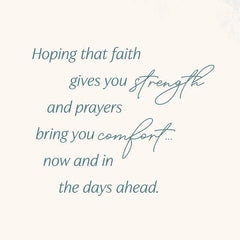 Hold on to Faith Encouragement Card