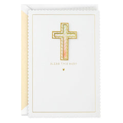 Bless This Baby Baptism Card
