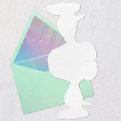 Peanuts® 75th Anniversary Felt Snoopy Blank Card