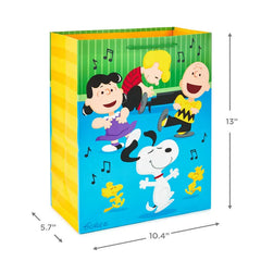 13" Peanuts® 4-Pack Large Christmas Gift Bags Assortment