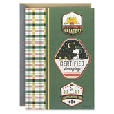 Peanuts® Beagle Scouts Badges Certified Amazing Thank-You Card