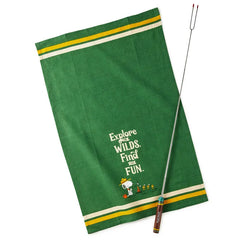 Peanuts® Beagle Scouts Tea Towel and S'mores Fork, Set of 2