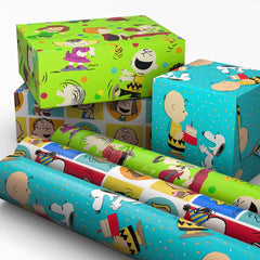 Peanuts® Party Fun 3-Pack Assorted Wrapping Paper Roll Bundle, 60 sq. ft. total