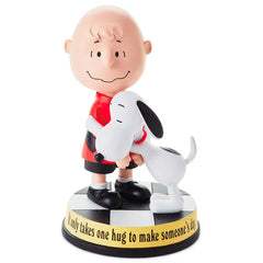 Peanuts® Charlie Brown and Snoopy One Hug Figurine, 5.5"