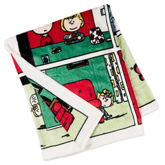 Peanuts® Christmas Comic Strip Throw Blanket, 50x60