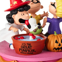 Peanuts® Great Pumpkin 60th Anniversary Apple Bobbing Figurine With Sound, 5.5"