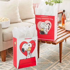 Peanuts® 2-Pack Large and XL Valentine's Day Gift Bags