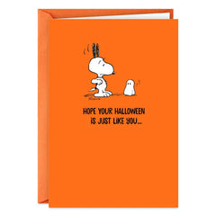 Peanuts® Snoopy and Ghost So Awesome It's Scary Halloween Card