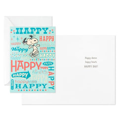 Peanuts® Snoopy Assorted Birthday Cards, Pack of 12