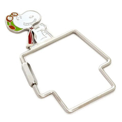 PeanutsĀ® Snoopy the Flying Ace Doghouse-Shaped Keychain