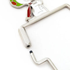 PeanutsĀ® Snoopy the Flying Ace Doghouse-Shaped Keychain